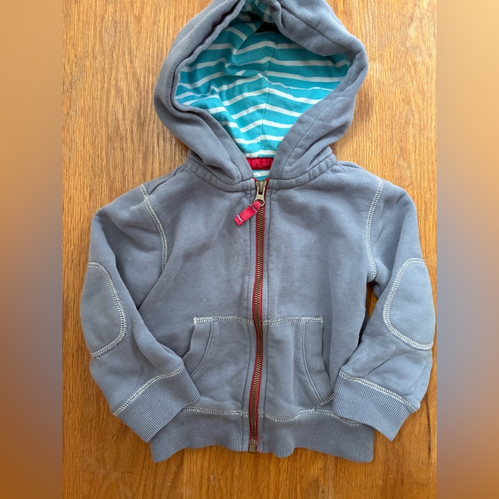 Mini Boden full zip hoodie